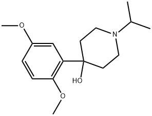 4-(2,5-Dimethoxyphenyl)-1-(1-methylethyl)-4-piperidinol Structure