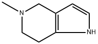 5-Methyl-4,5,6,7-tetrahydro-1H-pyrrolo[3,2-c]pyridine Structure