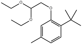 2-(2,2-Diethoxyethoxy)-1-(1,1-dimethylethyl)-4-methylbenzene Structure