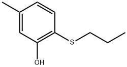 5-Methyl-2-(propylthio)phenol Structure