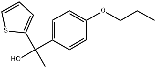 1-(4-propoxyphenyl)-1-(thiophen-2-yl)ethanol Structure