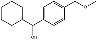 α-Cyclohexyl-4-(methoxymethyl)benzenemethanol Structure