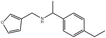 N-[1-(4-Ethylphenyl)ethyl]-3-furanmethanamine Structure