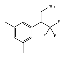 Benzeneethanamine, 3,5-dimethyl-β-(trifluoromethyl)- Structure