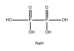 차아인산나트륨–NaH4P2O6 구조식 이미지