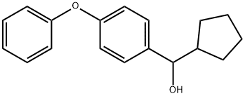 α-Cyclopentyl-4-phenoxybenzenemethanol Structure