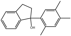 2,3-Dihydro-1-(2,4,5-trimethylphenyl)-1H-inden-1-ol Structure