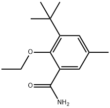 3-(1,1-Dimethylethyl)-2-ethoxy-5-methylbenzamide Structure