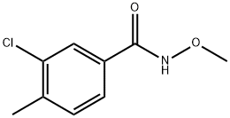 3-chloro-N-methoxy-4-methylbenzamide 구조식 이미지