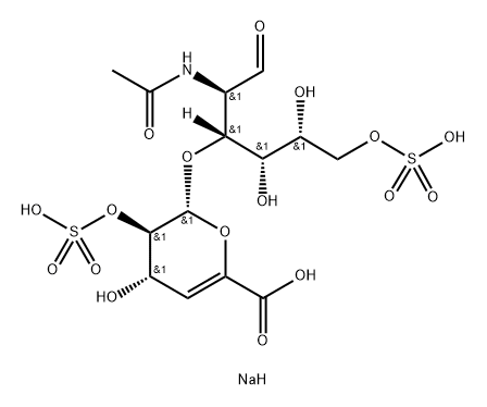 chondroitin disaccharide (delta-Di-diSD, sodium salt) Structure