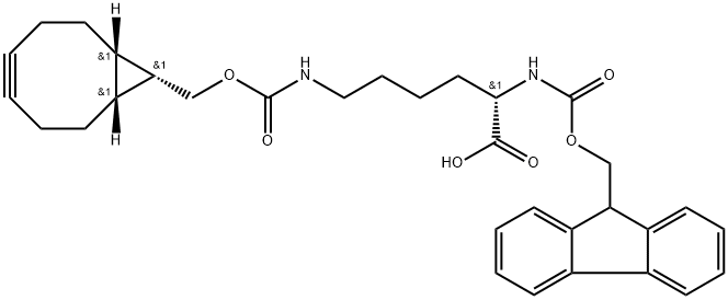 Click Amino Acid / endo-BCN – Fmoc – L - Lysine (BCN) 구조식 이미지