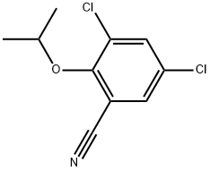 3,5-Dichloro-2-(1-methylethoxy)benzonitrile 구조식 이미지