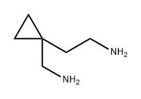 2-(1-(Aminomethyl)cyclopropyl)ethan-1-amine Structure