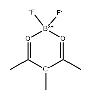 Boron, difluoro(3-methyl-2,4-pentanedionato- 구조식 이미지