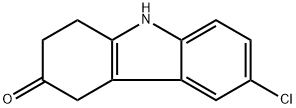 6-chloro-2,3,4,9-tetrahydro-1H-carbazol-3-one Structure