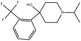 1-(1-Methylethyl)-4-[2-(trifluoromethyl)phenyl]-4-piperidinol Structure