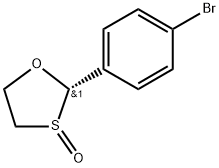 1,3-Oxathiolane, 2-(4-bromophenyl)-, 3-oxide, (2S-cis)- (9CI) Structure
