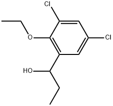 3,5-Dichloro-2-ethoxy-α-ethylbenzenemethanol Structure