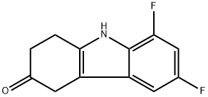6,8-difluoro-2,3,4,9-tetrahydro-1H-carbazol-3-one Structure