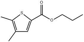 Propyl 4,5-dimethyl-2-thiophenecarboxylate Structure