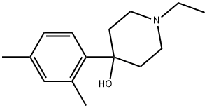 4-(2,4-Dimethylphenyl)-1-ethyl-4-piperidinol Structure