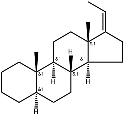 (Z)-5α-Pregn-17(20)-ene Structure