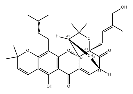 Isomorellinol Structure