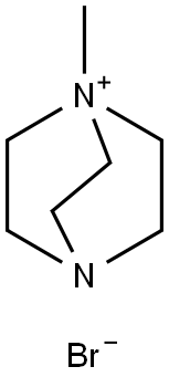 4-Aza-1-azoniabicyclo[2.2.2]octane, 1-methyl-, bromide (1:1) Structure