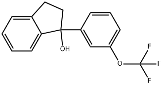 2,3-Dihydro-1-[3-(trifluoromethoxy)phenyl]-1H-inden-1-ol Structure