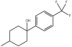 4-methyl-1-(4-(trifluoromethyl)phenyl)cyclohexanol Structure