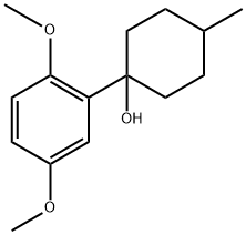 1-(2,5-dimethoxyphenyl)-4-methylcyclohexanol Structure