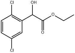 Ethyl 2,5-dichloro-α-hydroxybenzeneacetate Structure