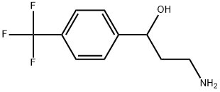 3-amino-1-(4-(trifluoromethyl)phenyl)propan-1-ol Structure