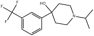 1-(1-Methylethyl)-4-[3-(trifluoromethyl)phenyl]-4-piperidinol Structure