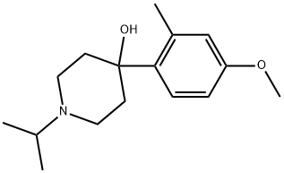 4-(4-Methoxy-2-methylphenyl)-1-(1-methylethyl)-4-piperidinol Structure