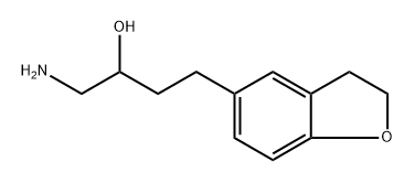 5-Benzofuranpropanol, α-(aminomethyl)-2,3-dihydro- Structure