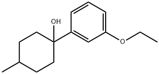 1-(3-ethoxyphenyl)-4-methylcyclohexanol Structure