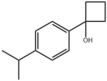 1-(4-isopropylphenyl)cyclobutanol 구조식 이미지