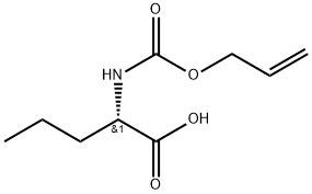 N-Allyloxycarbonyl-L-norvaline Structure