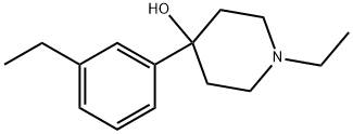 1-Ethyl-4-(3-ethylphenyl)-4-piperidinol Structure