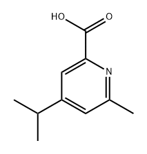 4-isopropyl-6-methylpicolinic acid Structure