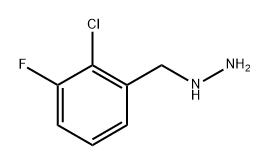 (2-chloro-3-fluorophenyl)methyl]hydrazine Structure