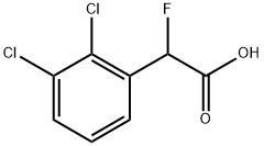 Benzeneacetic acid, 2,3-dichloro-α-fluoro- Structure