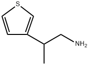 3-Thiopheneethanamine, β-methyl- Structure