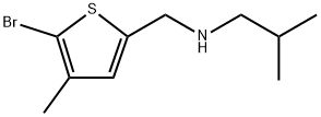 5-Bromo-4-methyl-N-(2-methylpropyl)-2-thiophenemethanamine Structure