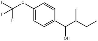 α-(1-Methylpropyl)-4-(trifluoromethoxy)benzenemethanol Structure