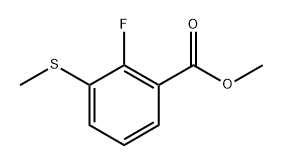 methyl 2-fluoro-3-(methylthio)benzoate Structure