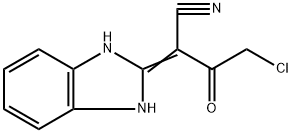 2-(1H-benzo[d]imidazol-2(3H)-ylidene)-4-chloro-3-oxobutanenitrile2-(1H-benzo[d]imidazole-2(3H)-ylidene)-4-chloro-3-oxobutyronitrile Structure