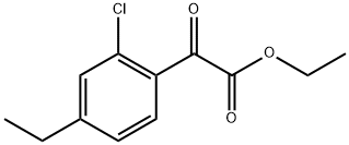 ethyl 2-(2-chloro-4-ethylphenyl)-2-oxoacetate Structure