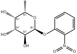 α-L-Galactopyranoside, 2-nitrophenyl 6-deoxy- Structure